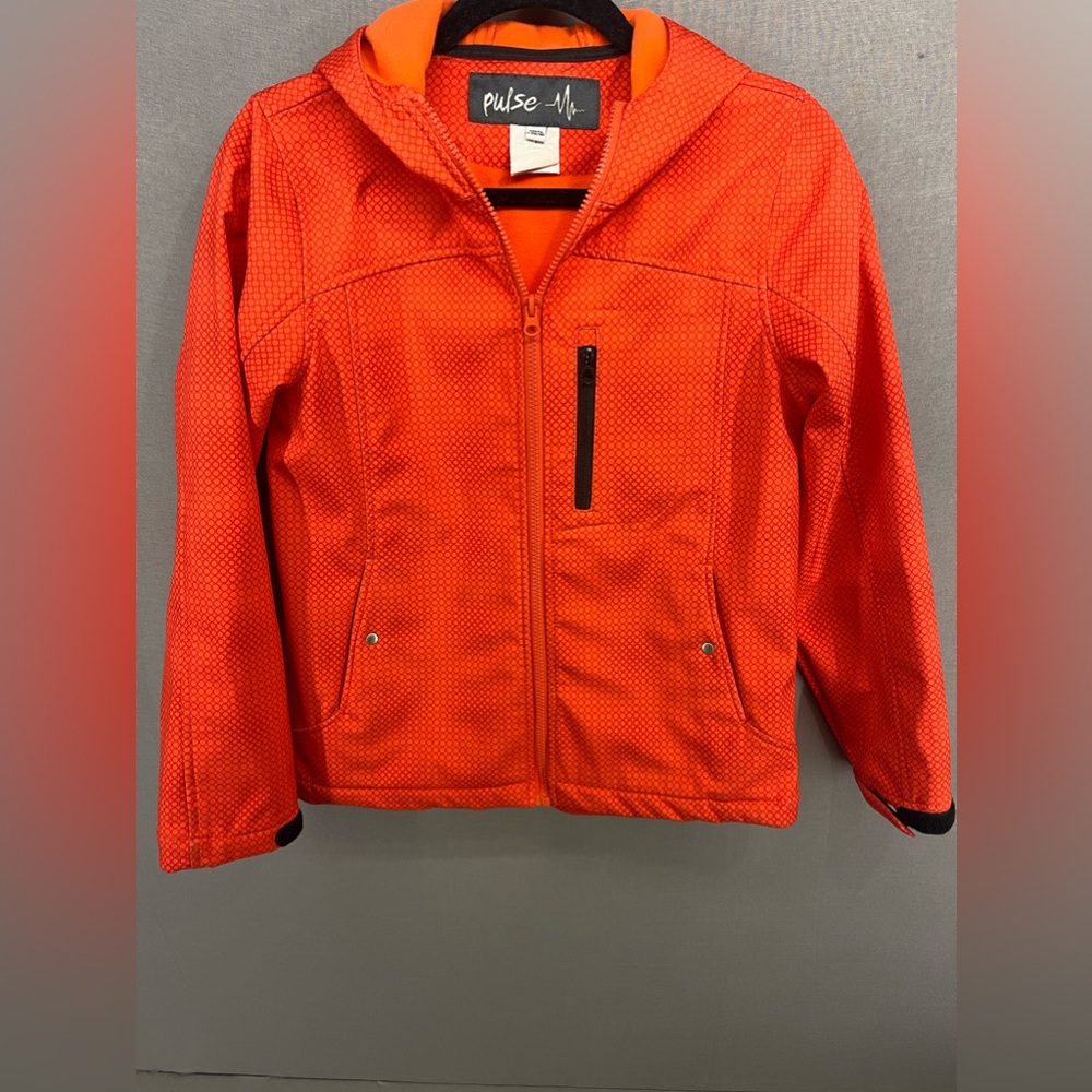 Pulse youth jacket size large 16/18 orange